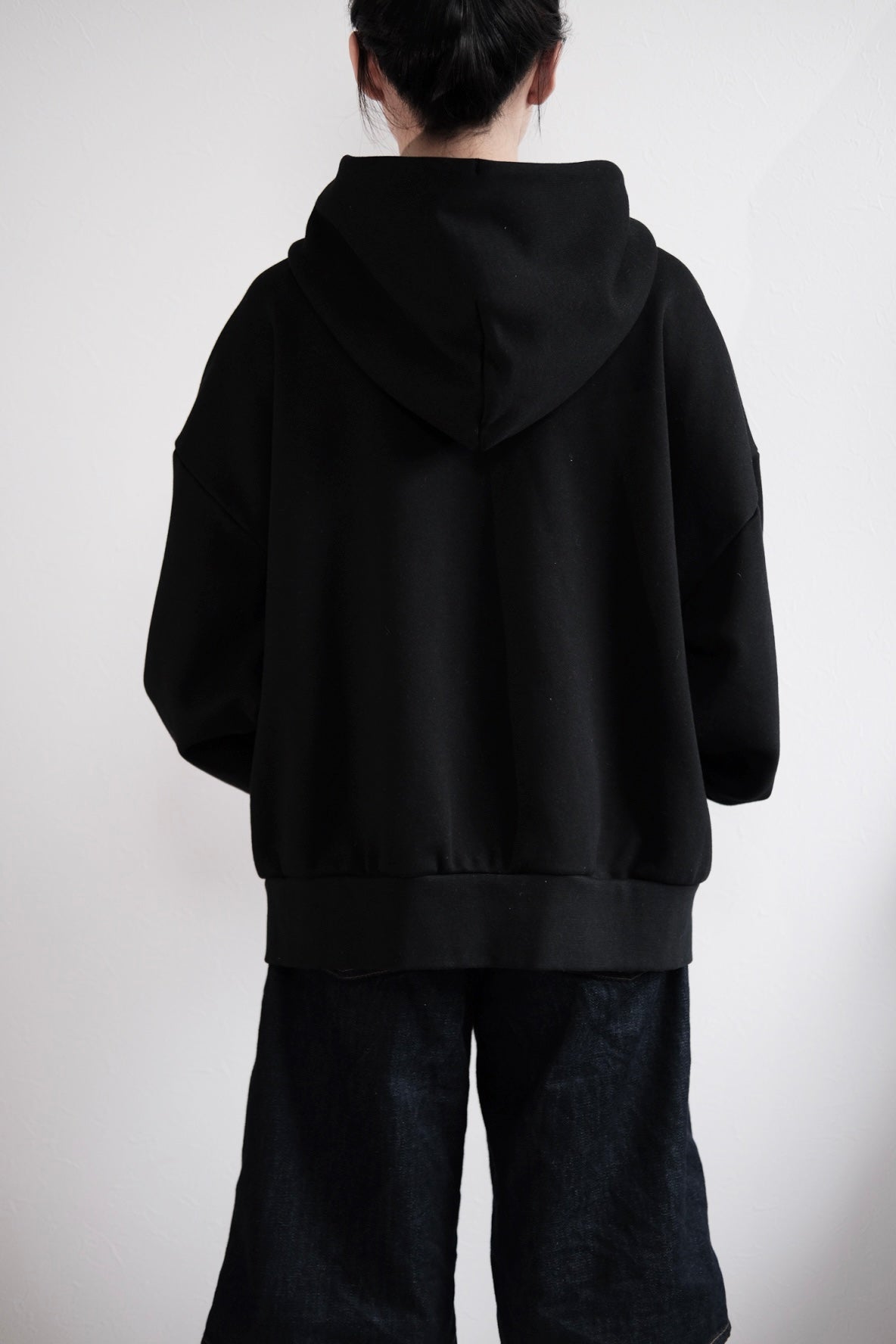 Thick Zip Parker black