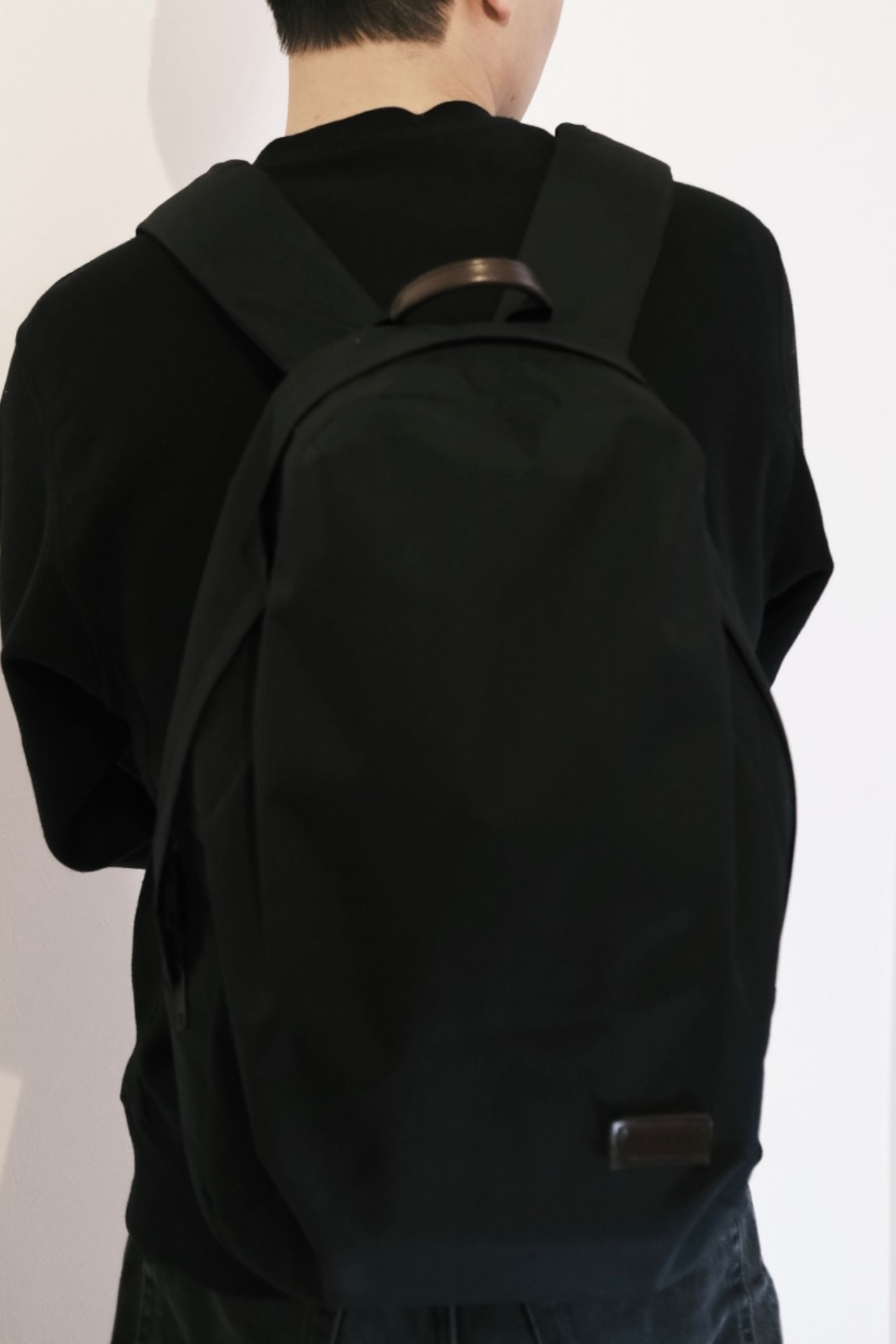 Classic Rucksack Black (Leather - Brown) 1月中旬頃 再入荷予定
