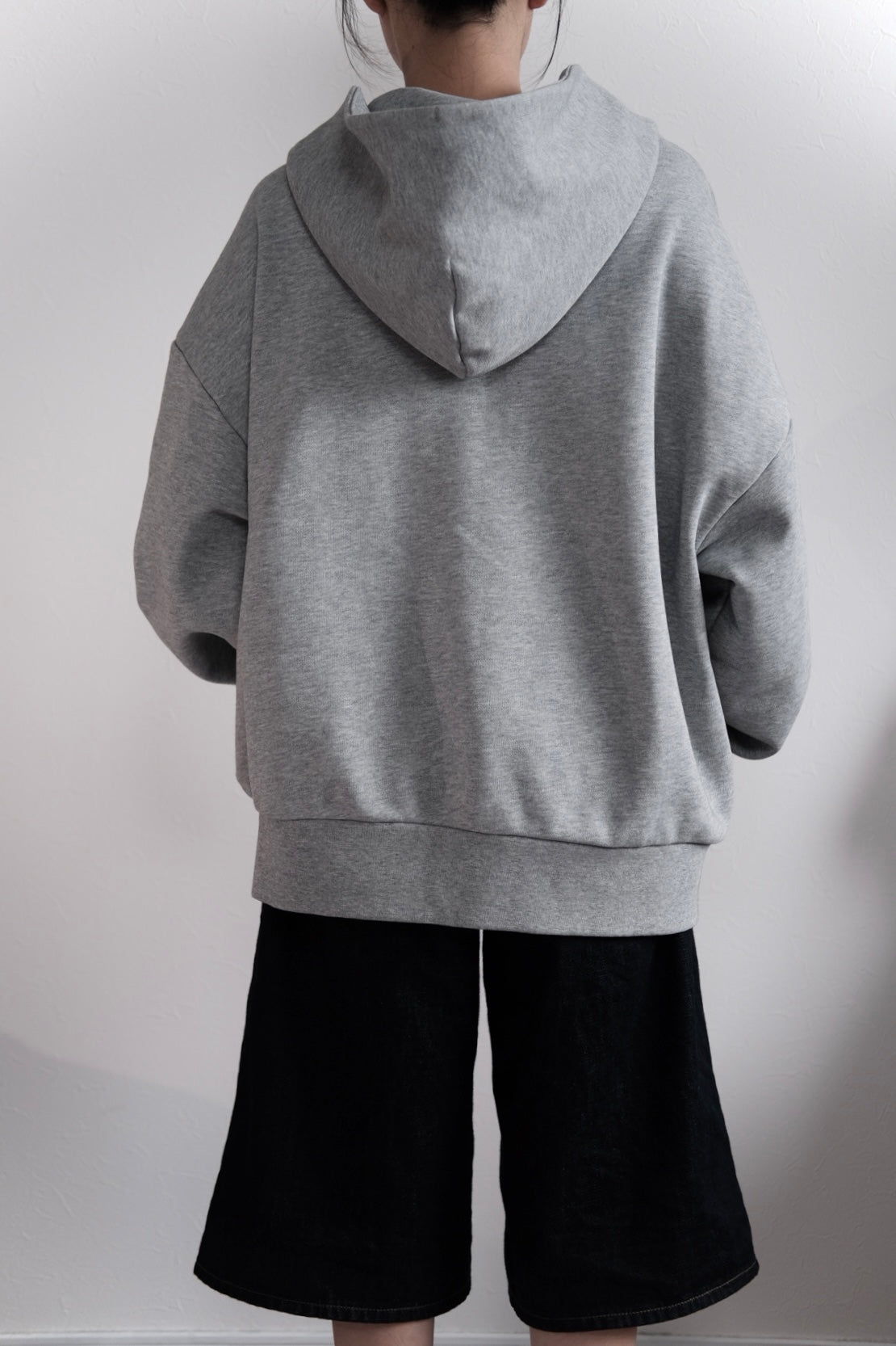Thick Zip Parker gray