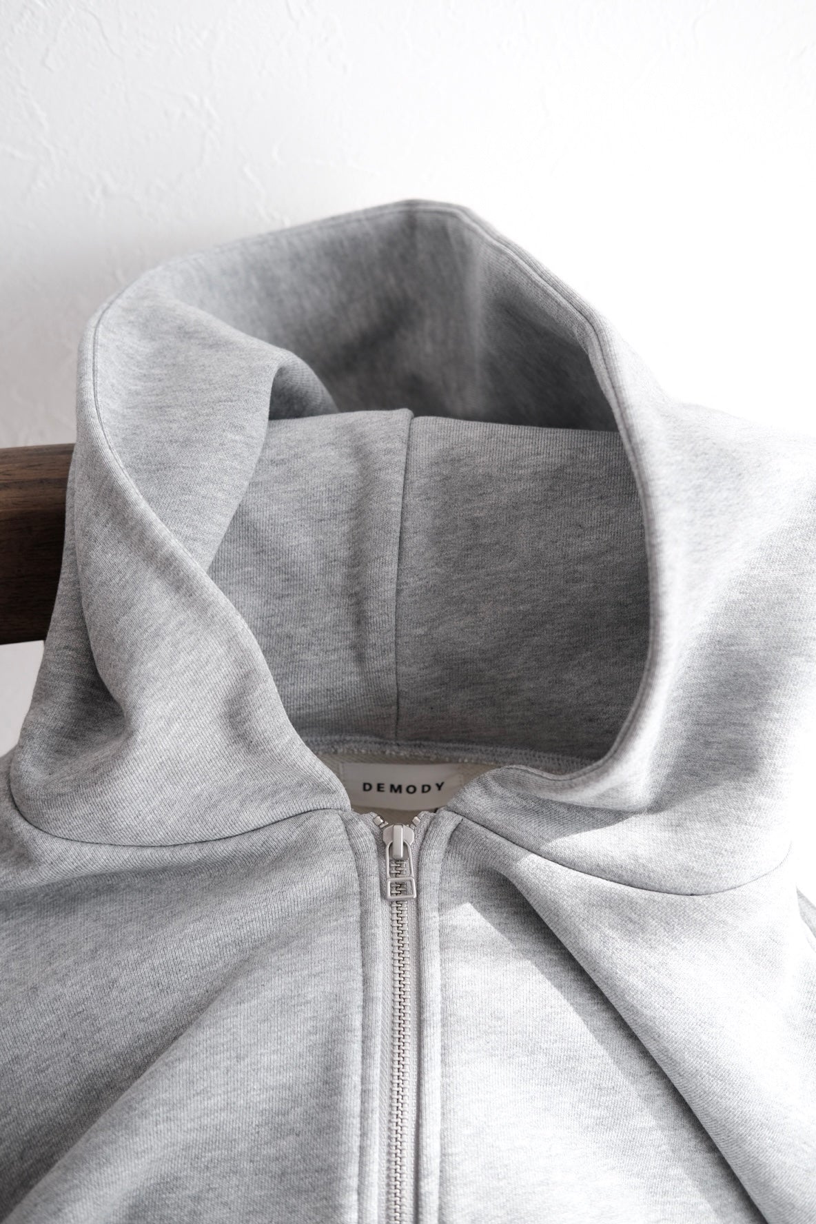 Thick Zip Parker gray