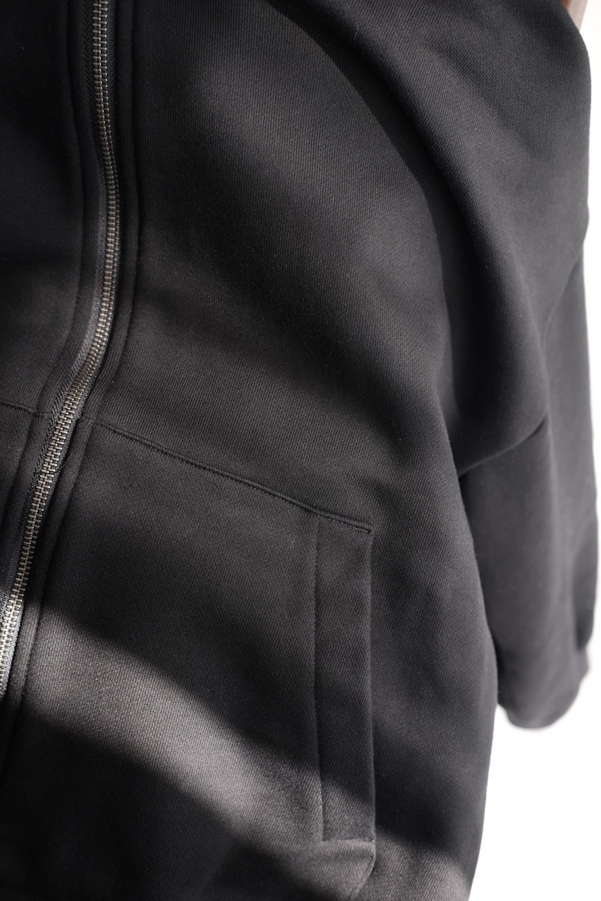 Thick Zip Parker black