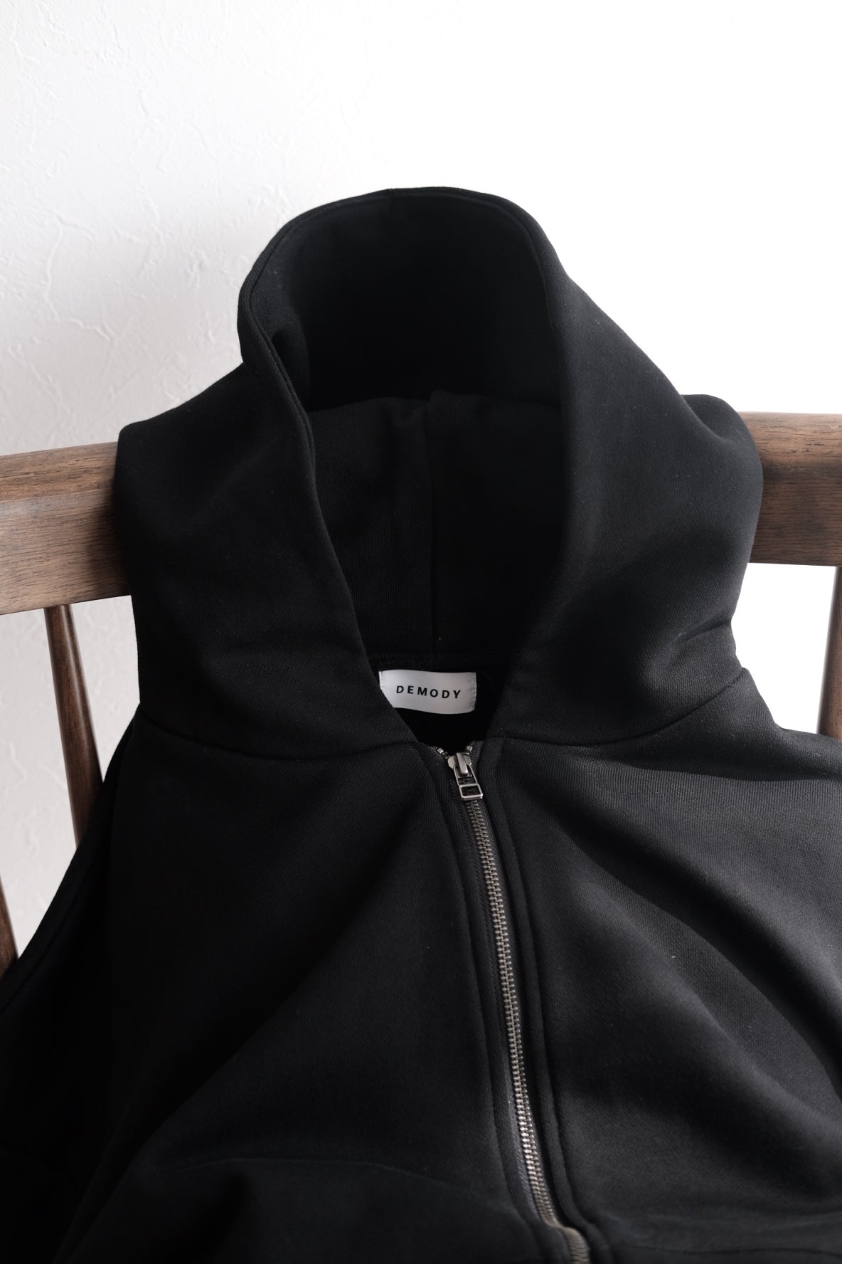 Thick Zip Parker black