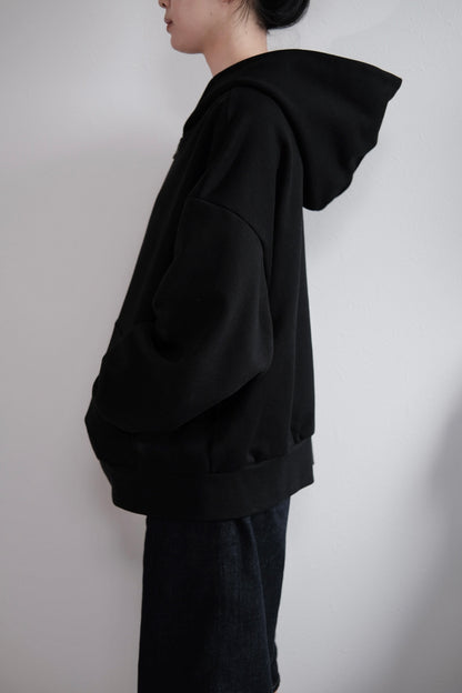 Thick Zip Parker black