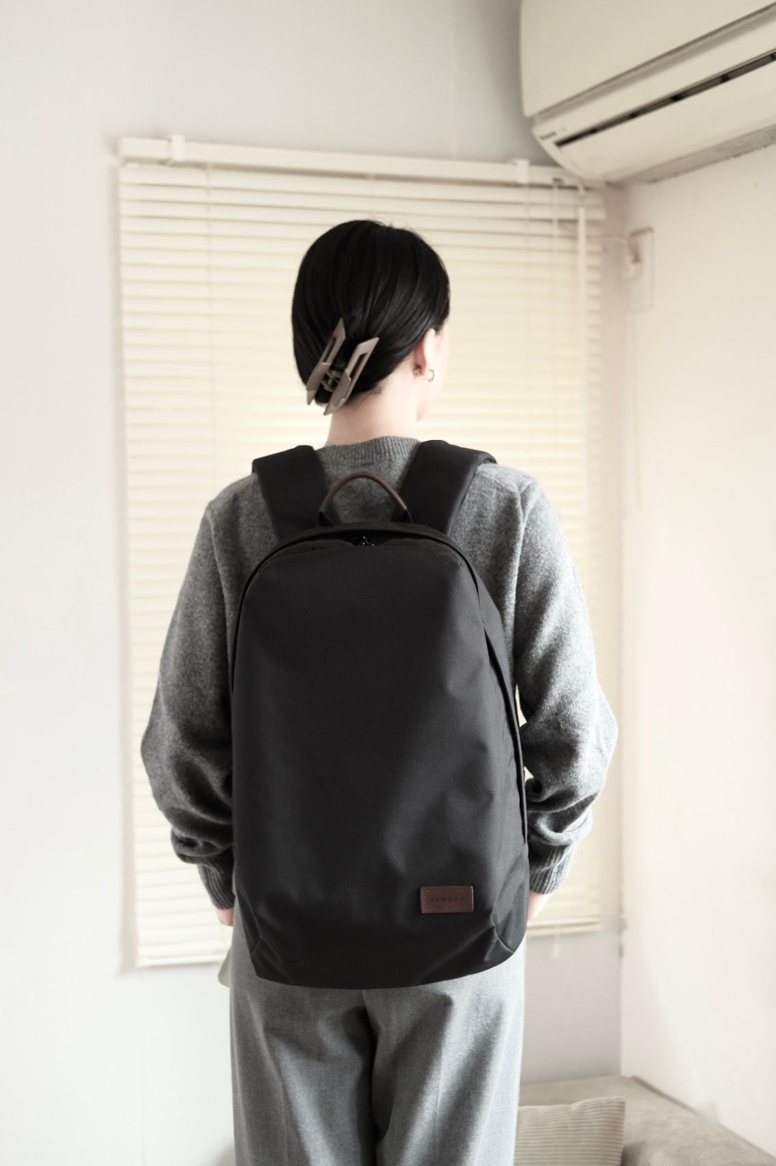 Classic Rucksack Black (Leather - Brown)
