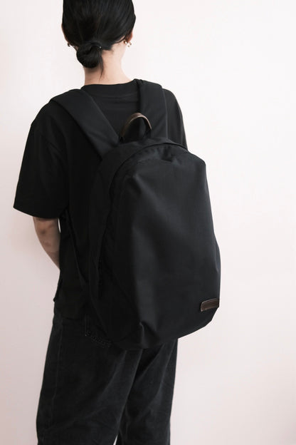 Classic Rucksack Black (Leather - Brown)