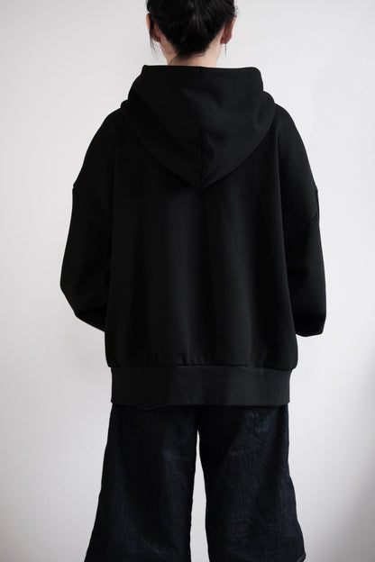 Thick Zip Parker black
