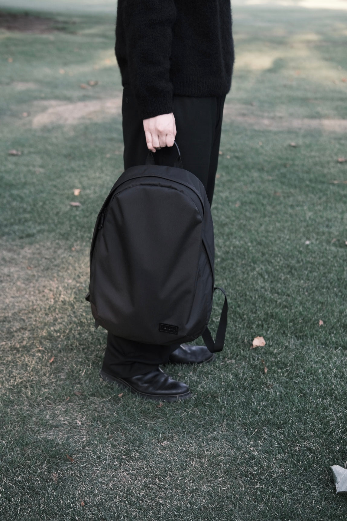 バッグ DEMODY Classic Ruck Sack Classic Rucksack Black (Leather - Brown) – DEMODY